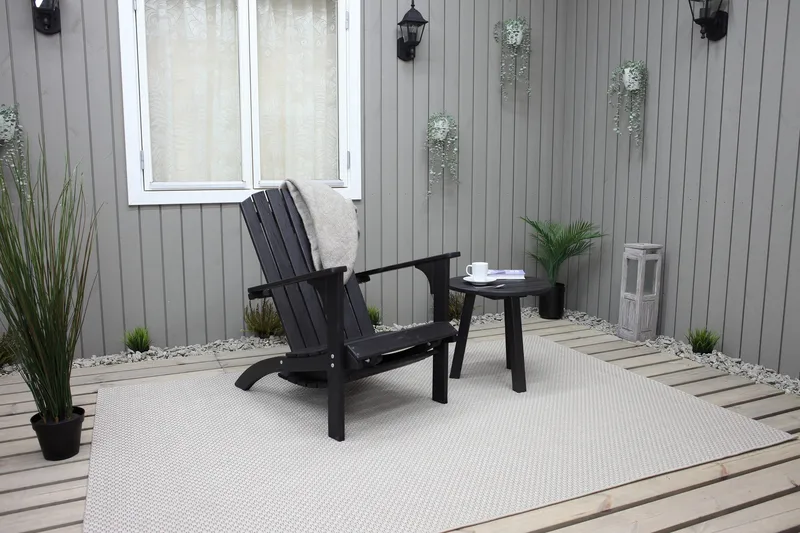 Rolston Dekkstol - Kaffesvart - Hagemøbler - Stoler & Lenestoler - Solstoler - Dekkstol