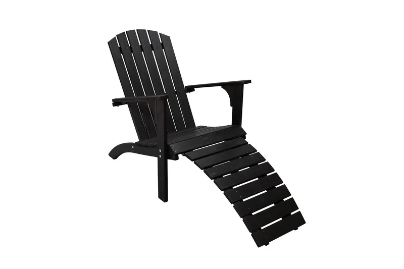 Rolston Dekkstol - Kaffesvart - Hagemøbler - Stoler & Lenestoler - Solstoler - Dekkstol