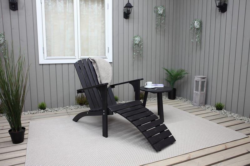 Rolston Dekkstol - Kaffesvart - Hagemøbler - Stoler & Lenestoler - Solstoler - Dekkstol