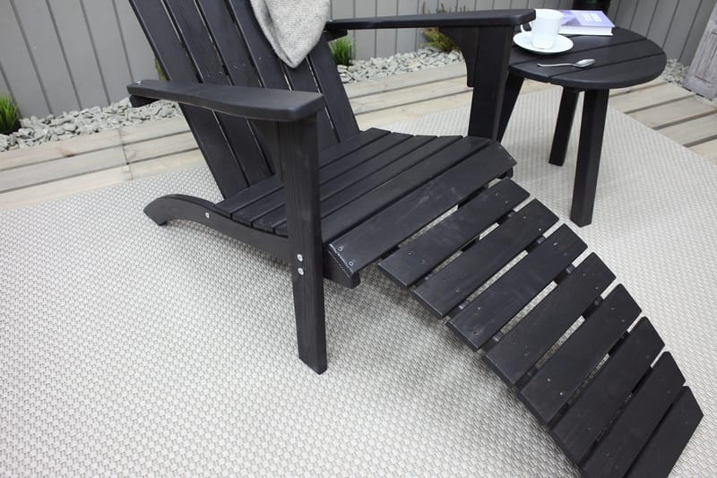 Rolston Dekkstol - Kaffesvart - Hagemøbler - Stoler & Lenestoler - Solstoler - Dekkstol