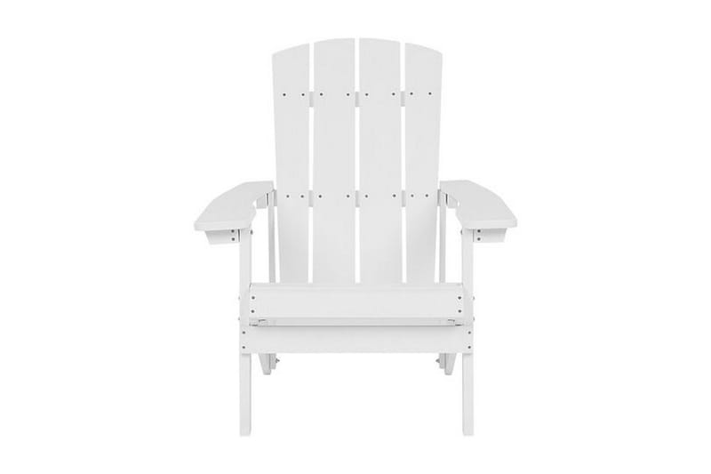 Sjurby Dekkstol - Hvit - Hagemøbler - Stoler & Lenestoler - Solstoler - Dekkstol