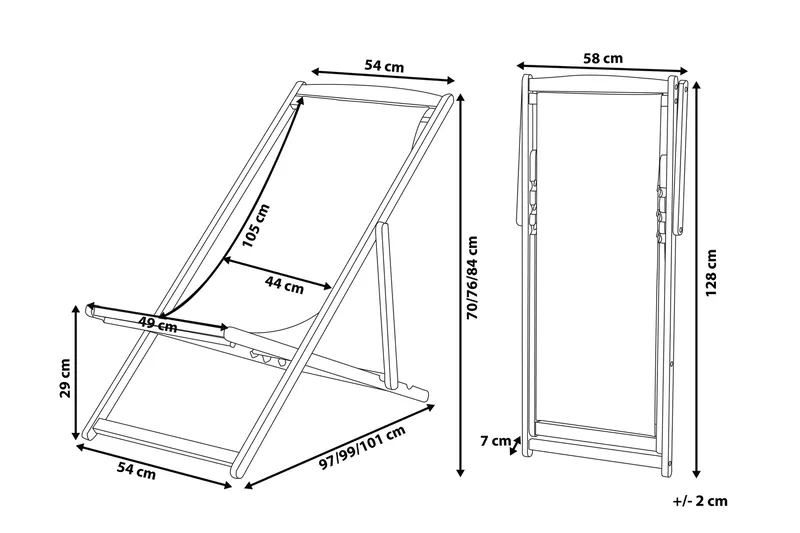 Gjengene Solstol - Brun - Hagemøbler - Stoler & Lenestoler - Solstoler