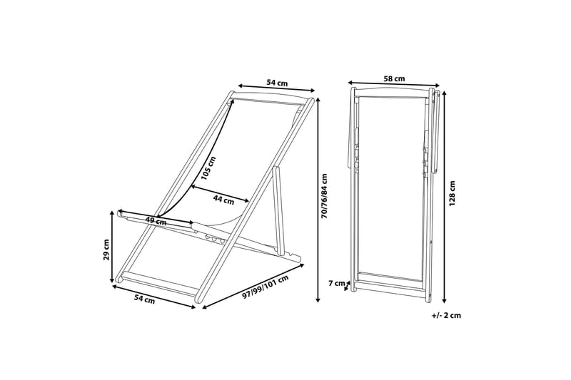Gjengene Solstol - Brun - Hagemøbler - Stoler & Lenestoler - Solstoler
