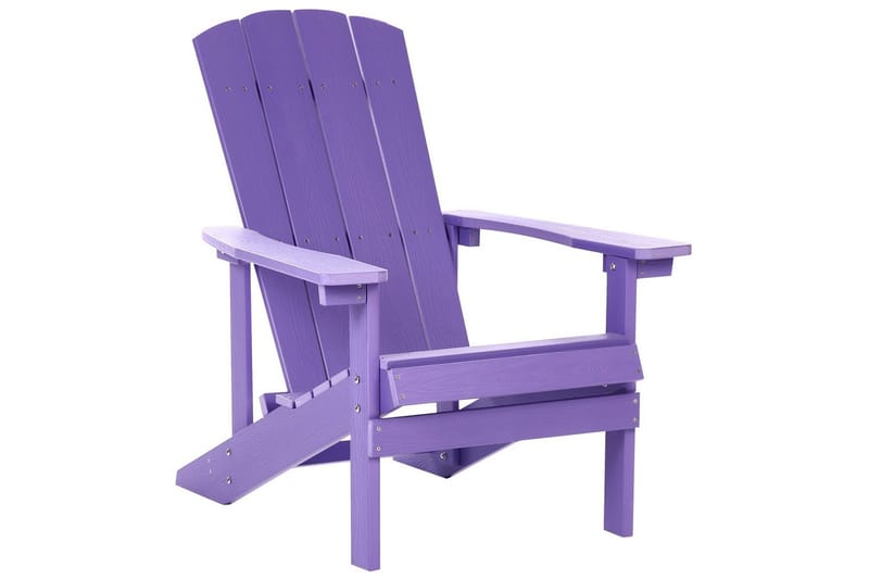 Hagestol Adirondack - Fiolett, 75x88x88 cm - Hagemøbler - Stoler & Lenestoler - Solstoler - Dekkstol