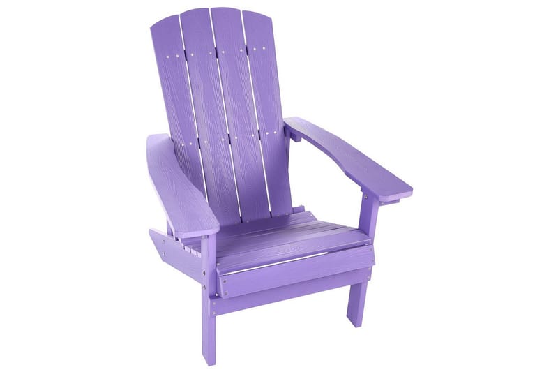 Hagestol Adirondack - Fiolett, 75x88x88 cm - Hagemøbler - Stoler & Lenestoler - Solstoler - Dekkstol