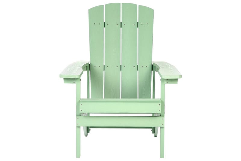 Hagestol Adirondack - Grønn, 75x88x88 cm - Hagemøbler - Stoler & Lenestoler - Solstoler - Dekkstol