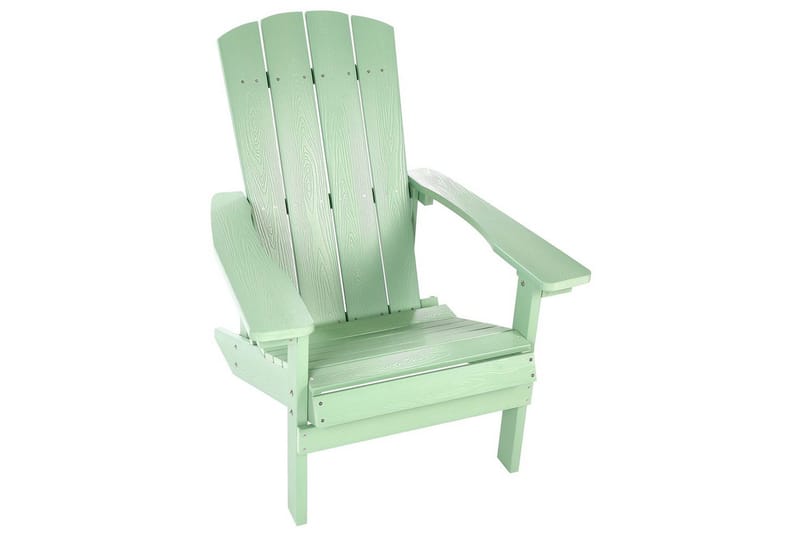 Hagestol Adirondack - Grønn, 75x88x88 cm - Hagemøbler - Stoler & Lenestoler - Solstoler - Dekkstol