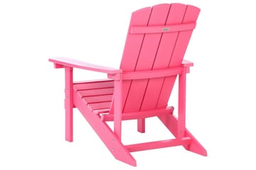 Hagestol Adirondack - Rosa, 75x88x88 cm - Hagemøbler - Stoler & Lenestoler - Solstoler - Dekkstol
