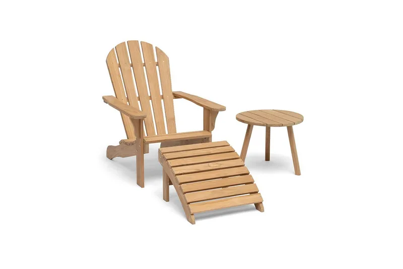 Hillerstorp Tennessee dekkstol teak - Natur - Hagemøbler - Stoler & Lenestoler - Solstoler - Dekkstol