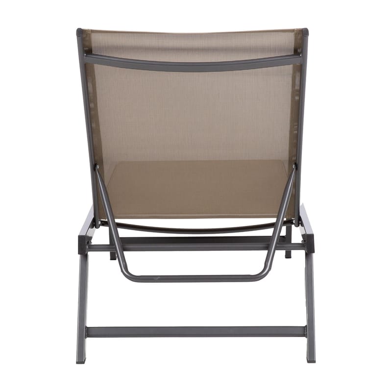 Solstol HOME4YOU Ario Beige - Beige - Hagemøbler - Stoler & Lenestoler - Solseng & solvogner