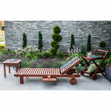 Solstol HOME4YOU Malay Meranti - naturlig brun - Hagemøbler - Stoler & Lenestoler - Solseng & solvogner