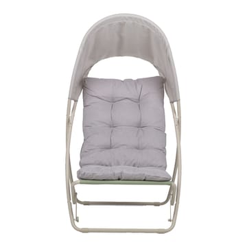 Hvilestol HOME4YOU Piper med kalesje beige - Beige - Hagemøbler - Stoler & Lenestoler - Solstoler - Strandstol