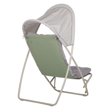 Hvilestol HOME4YOU Piper med kalesje beige - Beige - Hagemøbler - Stoler & Lenestoler - Solstoler - Strandstol