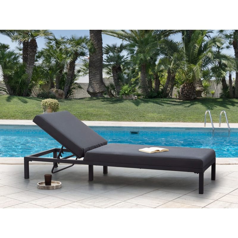 Solstol Lariano - Grå - Hagemøbler - Stoler & Lenestoler - Solstoler