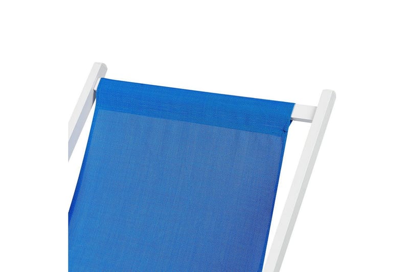 Solstol Locri Ii - Blå, Hvit - Hagemøbler - Stoler & Lenestoler - Solstoler