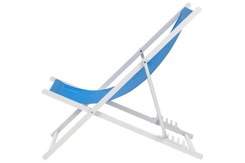 Solstol Locri Ii - Blå, Hvit - Hagemøbler - Stoler & Lenestoler - Solstoler