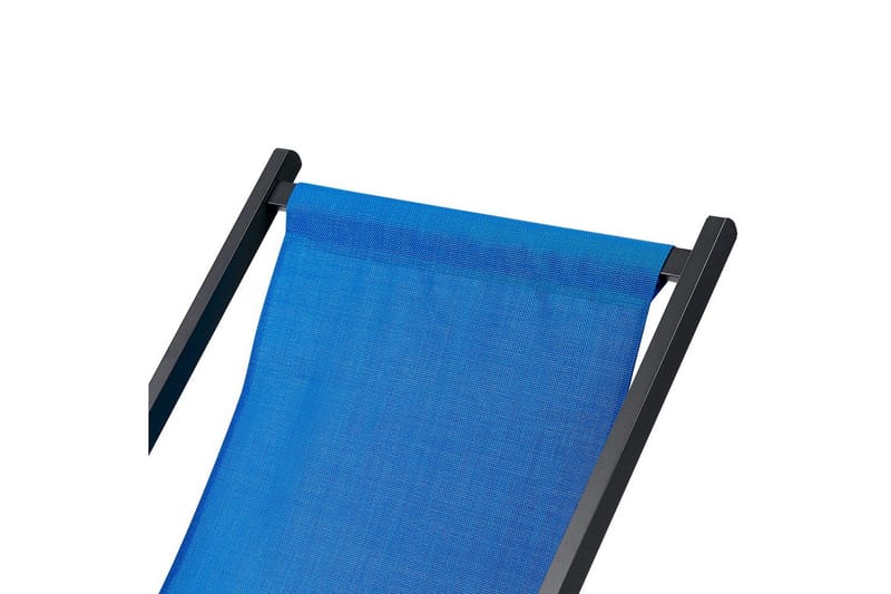 Solstol Locri Ii - Blå, Svart - Hagemøbler - Stoler & Lenestoler - Solstoler