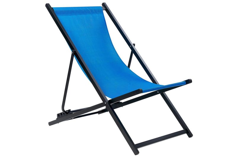Solstol Locri Ii - Blå, Svart - Hagemøbler - Stoler & Lenestoler - Solstoler