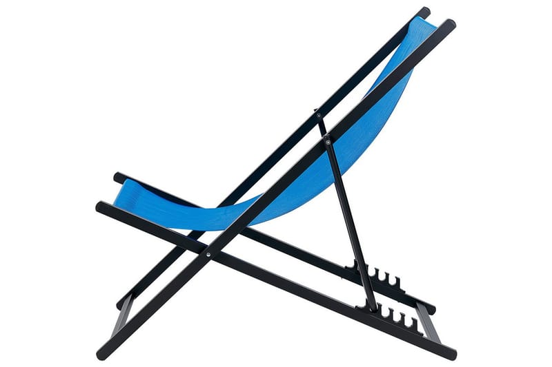 Solstol Locri Ii - Blå, Svart - Hagemøbler - Stoler & Lenestoler - Solstoler