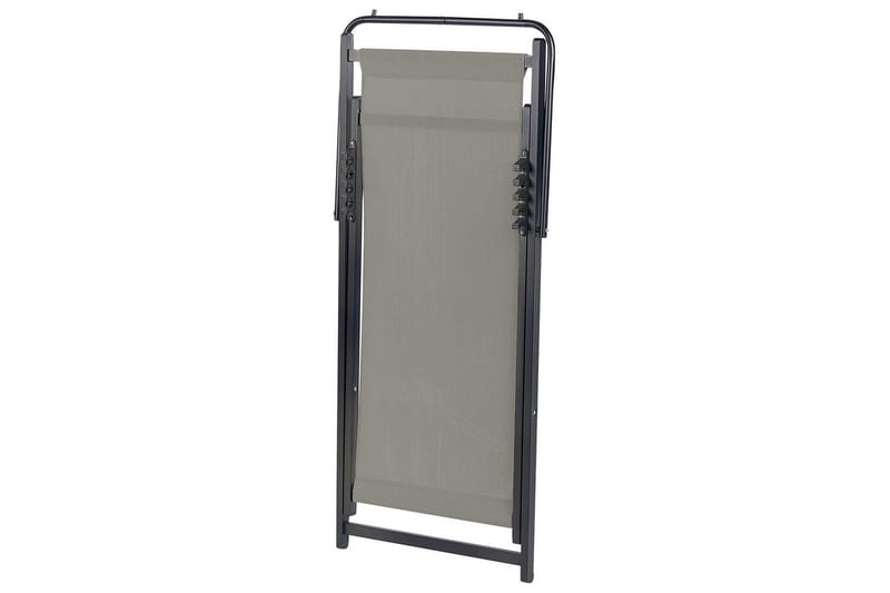 Solstol Locri Ii - Grå, svart - Hagemøbler - Stoler & Lenestoler - Solstoler