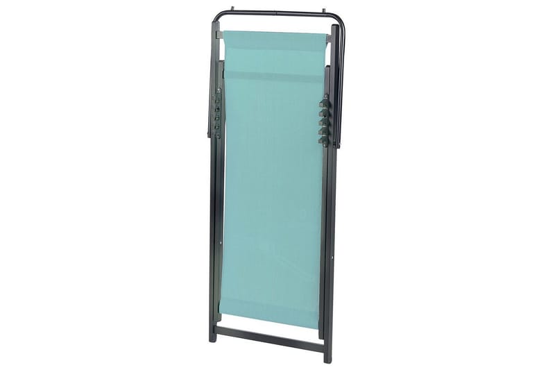 Solstol Locri Ii - Turkis, Svart - Hagemøbler - Stoler & Lenestoler - Solstoler