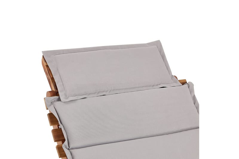 Solstol Luino - Lyst tre, grå - Hagemøbler - Stoler & Lenestoler - Solseng & solvogner