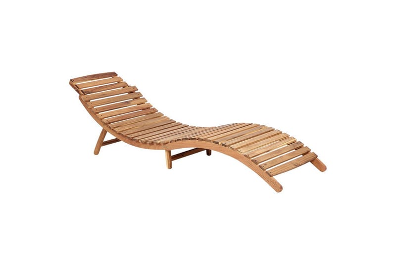 Solstol Luino - Lyst tre, grå - Hagemøbler - Stoler & Lenestoler - Solseng & solvogner