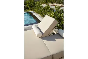 Solstol Malkiat Beige - Beige - Hagemøbler - Stoler & Lenestoler - Solstoler