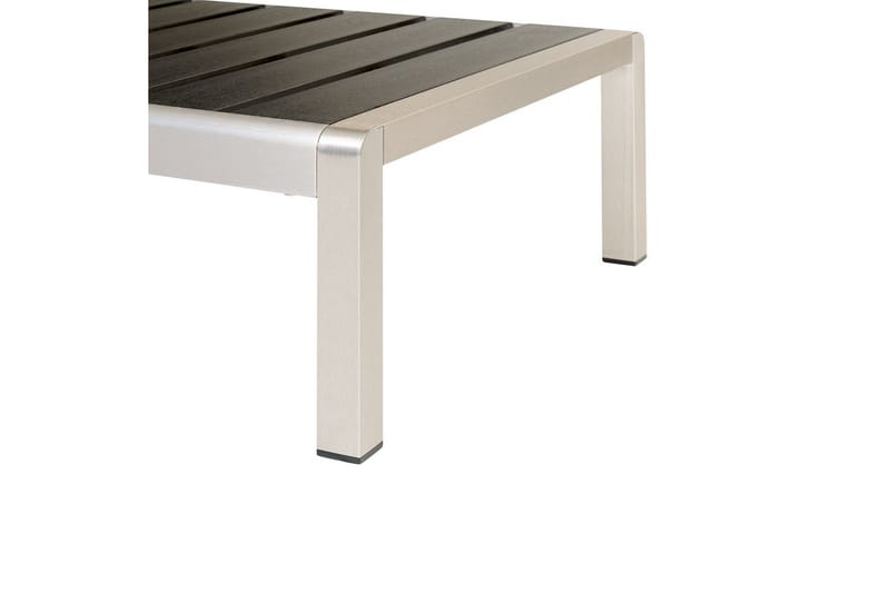 Solstol Nardo - Svart, Sølv - Hagemøbler - Stoler & Lenestoler - Solseng & solvogner