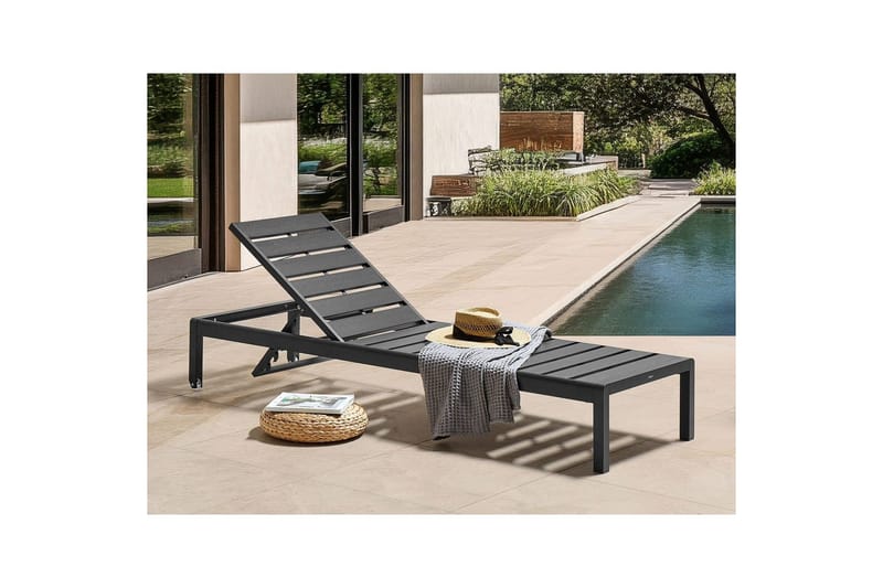 Solstol Nardo - Svart - Hagemøbler - Stoler & Lenestoler - Solseng & solvogner