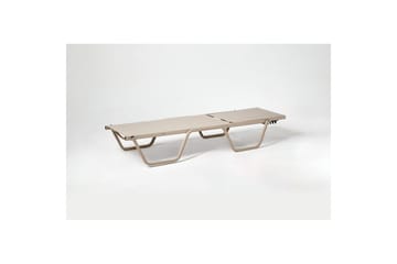 Solstol- og Sidebordsett (2 deler) Azoula Beige - Beige - Hagemøbler - Stoler & Lenestoler - Solstoler