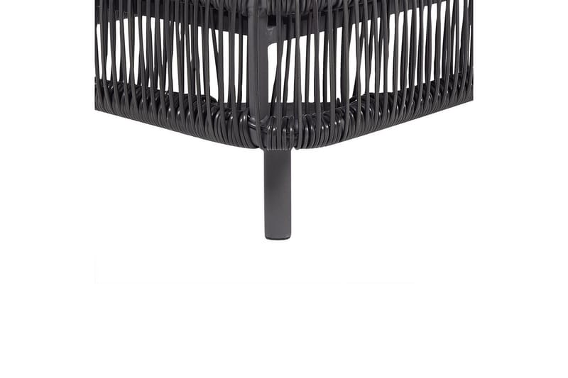 Solstol Osini - Grå, svart - Hagemøbler - Stoler & Lenestoler - Solseng & solvogner