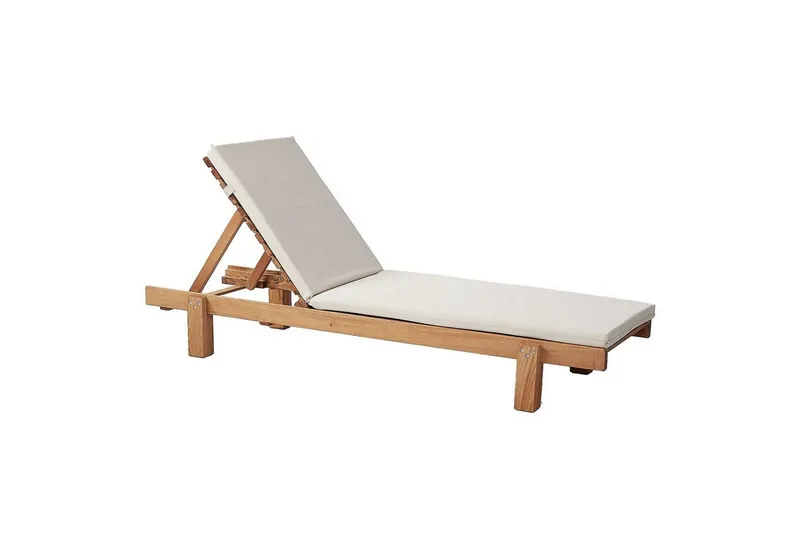 Solstol Rigil Krem - Cremehvit - Hagemøbler - Stoler & Lenestoler - Solseng & solvogner