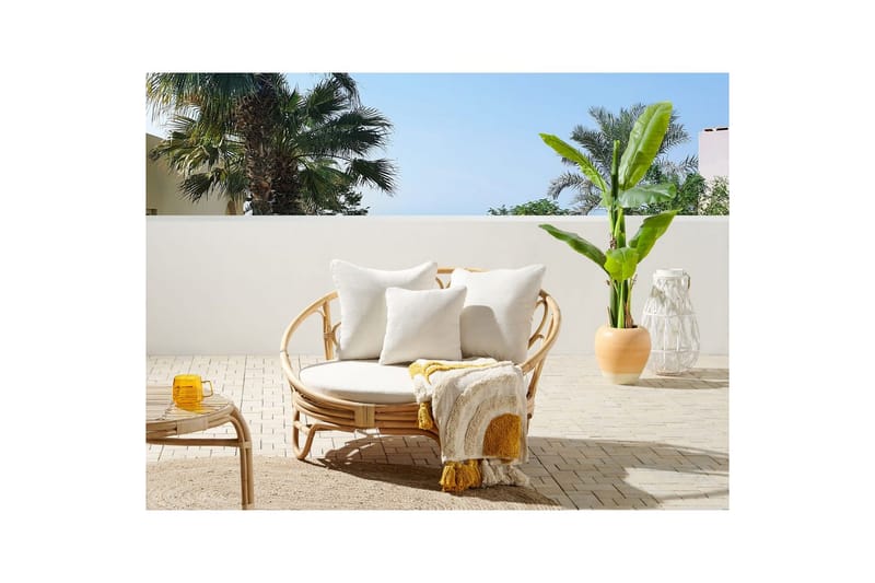 Solstol Rossano - Naturlig, beige - Hagemøbler - Stoler & Lenestoler - Utelenestoler