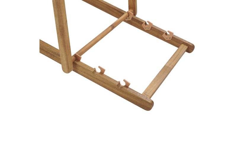 Solstol sett med 2 Anzio - lyst tre/off-white/beige - Hagemøbler - Stoler & Lenestoler - Solstoler