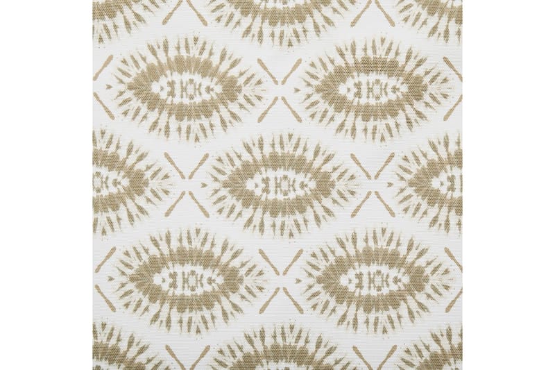 Solstol sett med 2 Anzio - mørkt tre/off-white/beige - Hagemøbler - Stoler & Lenestoler - Solstoler