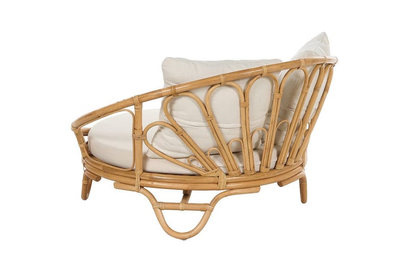 Solstol sett med 2 Rossano - Naturlig, beige - Hagemøbler - Stoler & Lenestoler - Utelenestoler