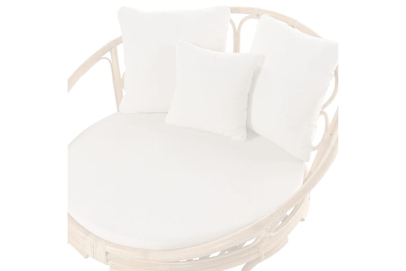 Solstol sett med 2 Rossano - Naturlig, beige - Hagemøbler - Stoler & Lenestoler - Utelenestoler