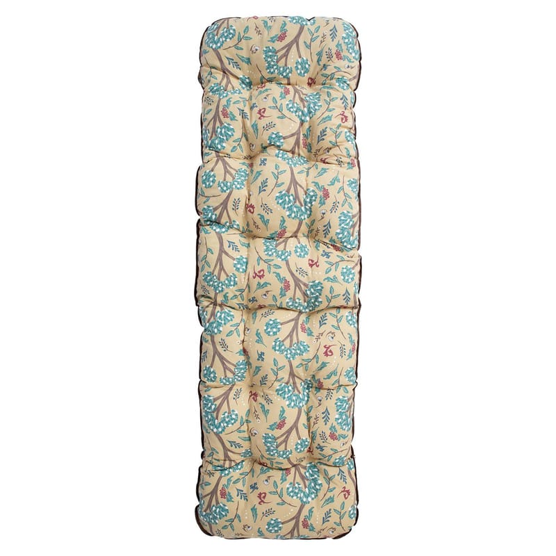 Solstol HOME4YOU Baden-Baden Beige blomstrete pute - grønn med beige blomsterpute - Hagemøbler - Stoler & Lenestoler - Solstoler - Baden baden stol