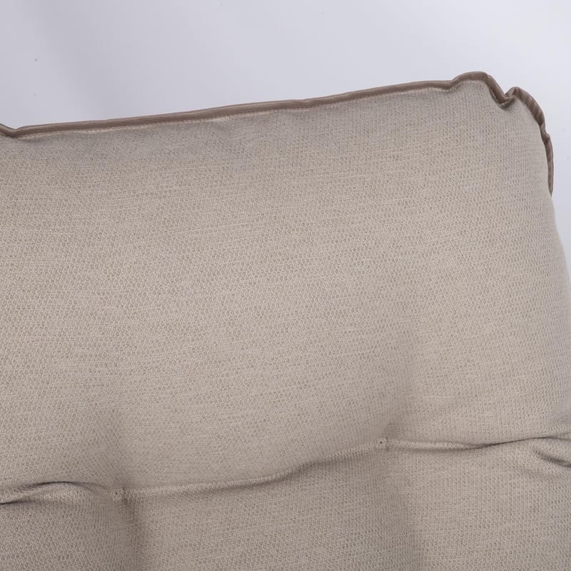 Solstol HOME4YOU Baden-Baden Beige pute - grønn med beige pute - Hagemøbler - Stoler & Lenestoler - Solstoler - Baden baden stol