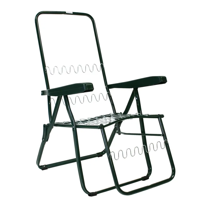 Solstol HOME4YOU Baden-Baden Blomstrende blomstrete pute - grønn med blomstrende blomsterpute - Hagemøbler - Stoler & Lenestoler - Solstoler - Baden baden stol