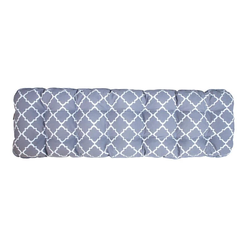 Solstol HOME4YOU Baden-Baden Grå pute - grønn med grå pute - Hagemøbler - Stoler & Lenestoler - Solstoler - Baden baden stol