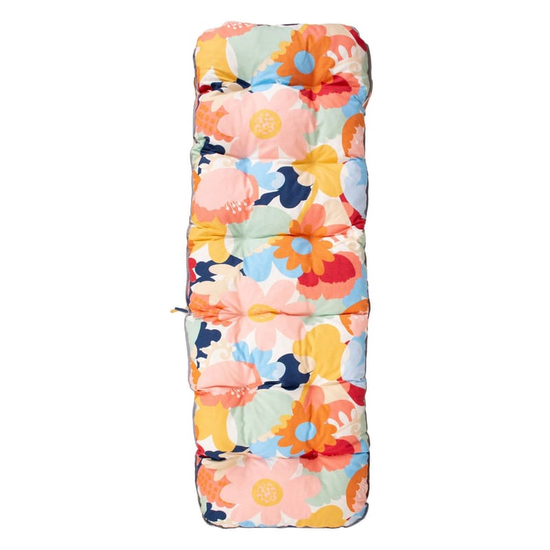 Solstol HOME4YOU Baden-Baden Nordisk blomstrete pute - grønn med nordisk blomsterpute - Hagemøbler - Stoler & Lenestoler - Solstoler - Baden baden stol