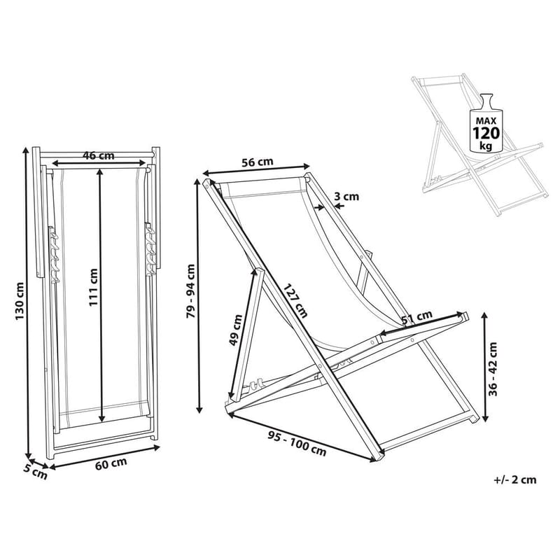 Solstol Locri Ii - Hagemøbler - Stoler & Lenestoler - Solstoler