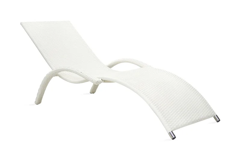 Solstol MERIDIAN 180x75x73cm hvit, undefined