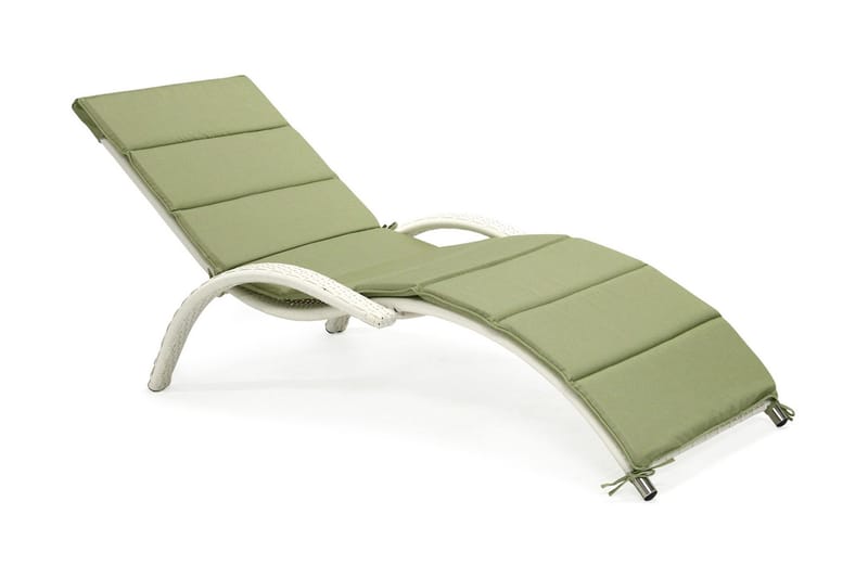 Solstol MERIDIAN 180x75x73cm hvit - Hagemøbler - Stoler & Lenestoler - Solstoler