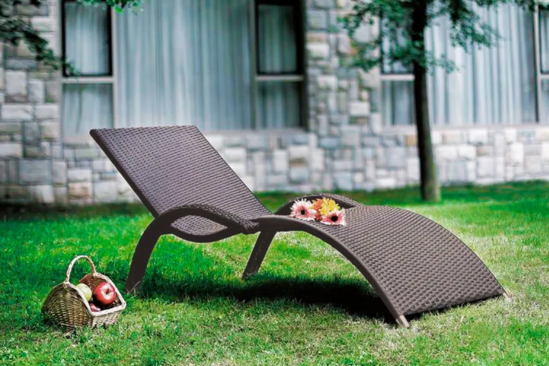 Solstol MERIDIAN 180x75x73cm - Hagemøbler - Stoler & Lenestoler - Solstoler