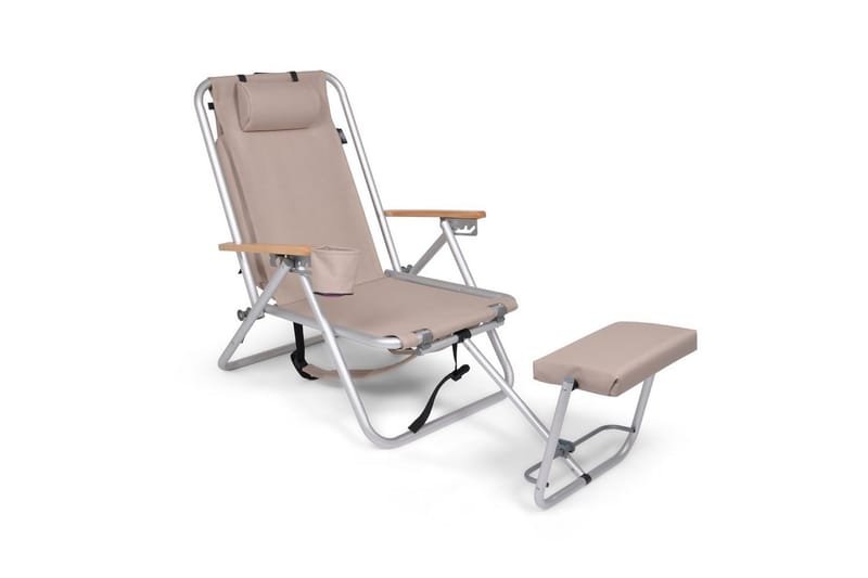 Solstol og campingstol Fritab Friluftsstol Fritab ROXY original Beige - Hagemøbler - Stoler & Lenestoler - Solstoler - Strandstol