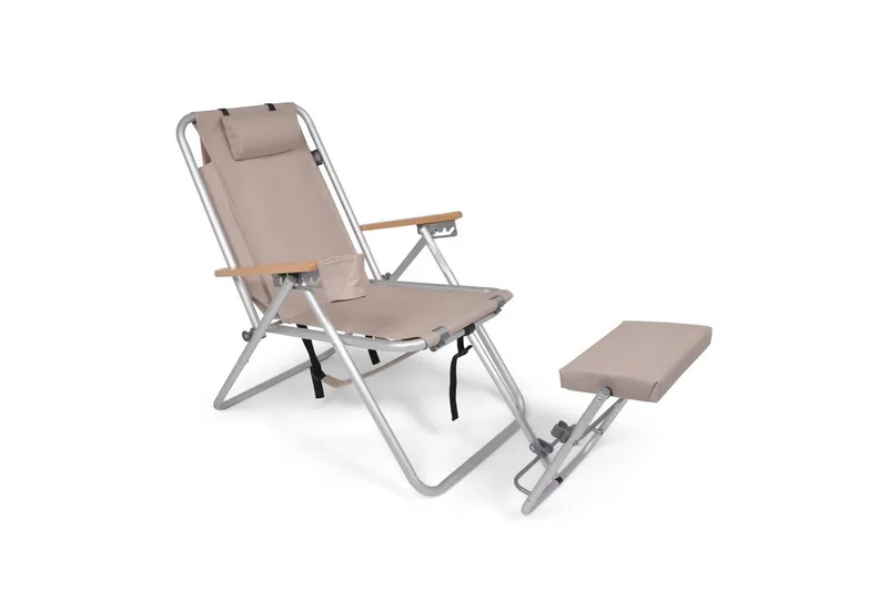 Solstol og campingstol Fritab Friluftsstol Fritab ROXY senior Beige - Hagemøbler - Stoler & Lenestoler - Solstoler - Strandstol