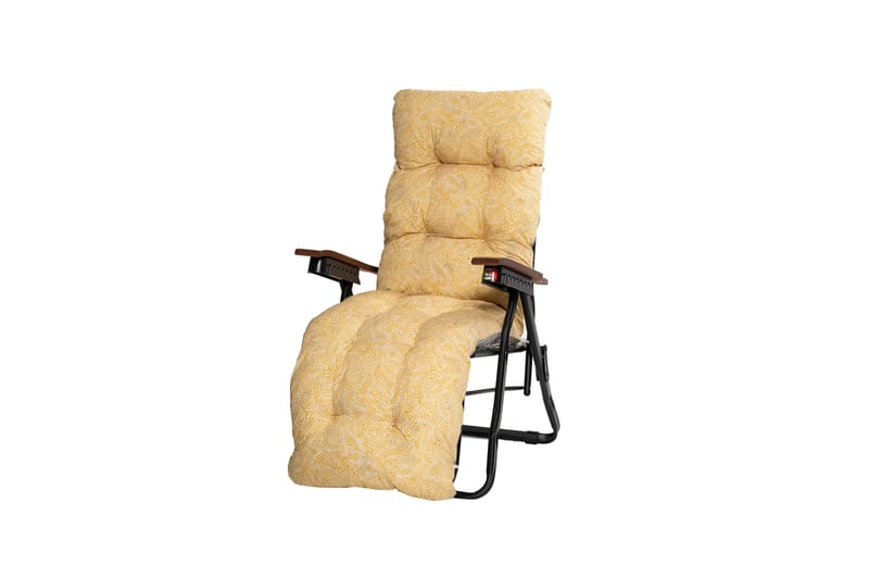 Tourra Baden Baden Stol med Pute, Svart/Gul